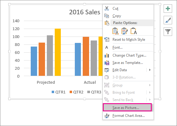 How To Save An Excel Chart As A Picture For Mac